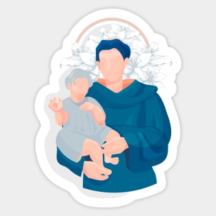 Saint Anthony of Padua Sticker